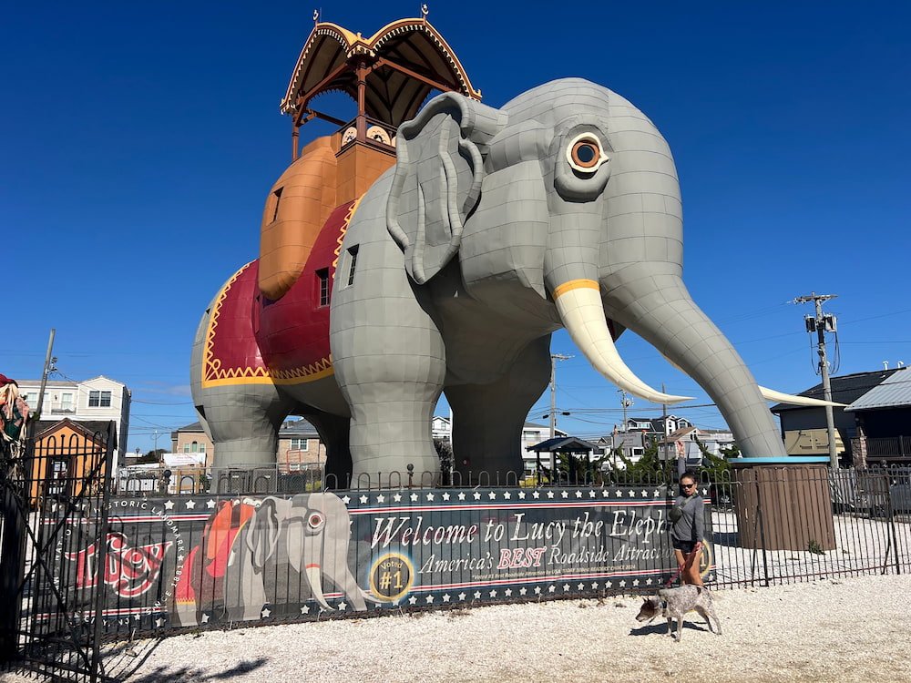 Lisette and Sheila for scale