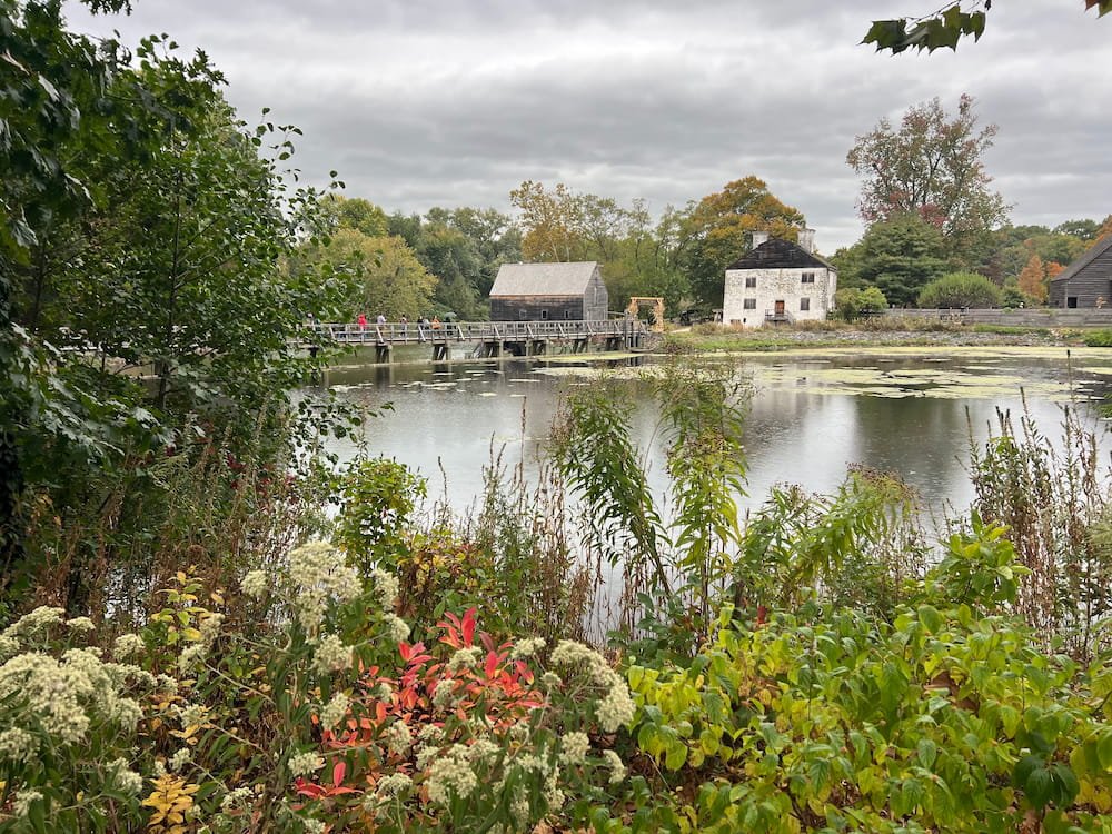 Looking over to Philipsburg Manor