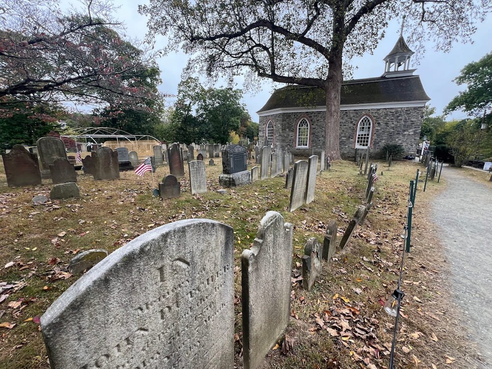 Many old grave stones