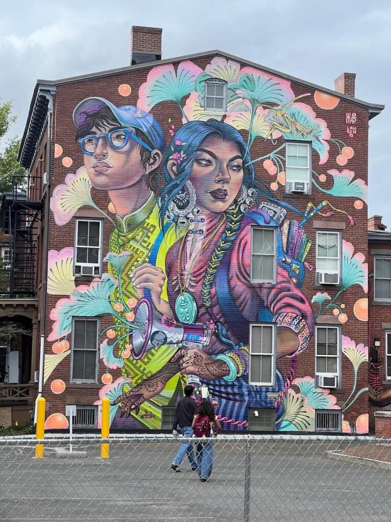 Mural in Yale