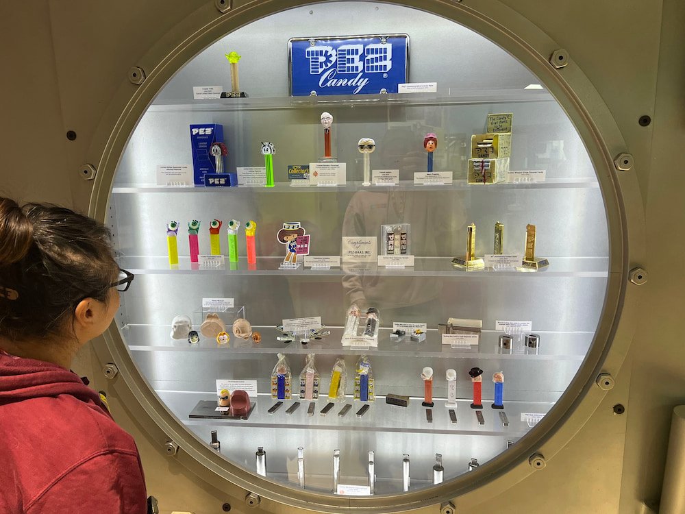 One of the PEZ displays