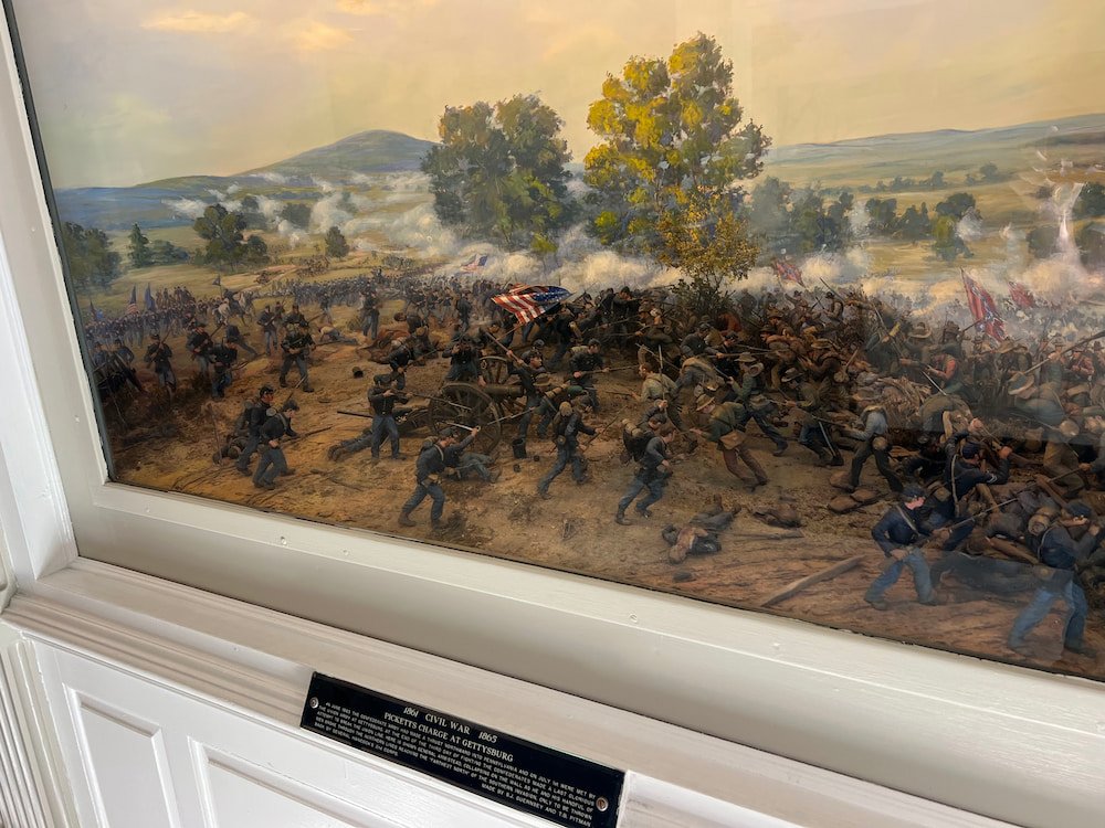 One of the detailed Battle Dioramas
