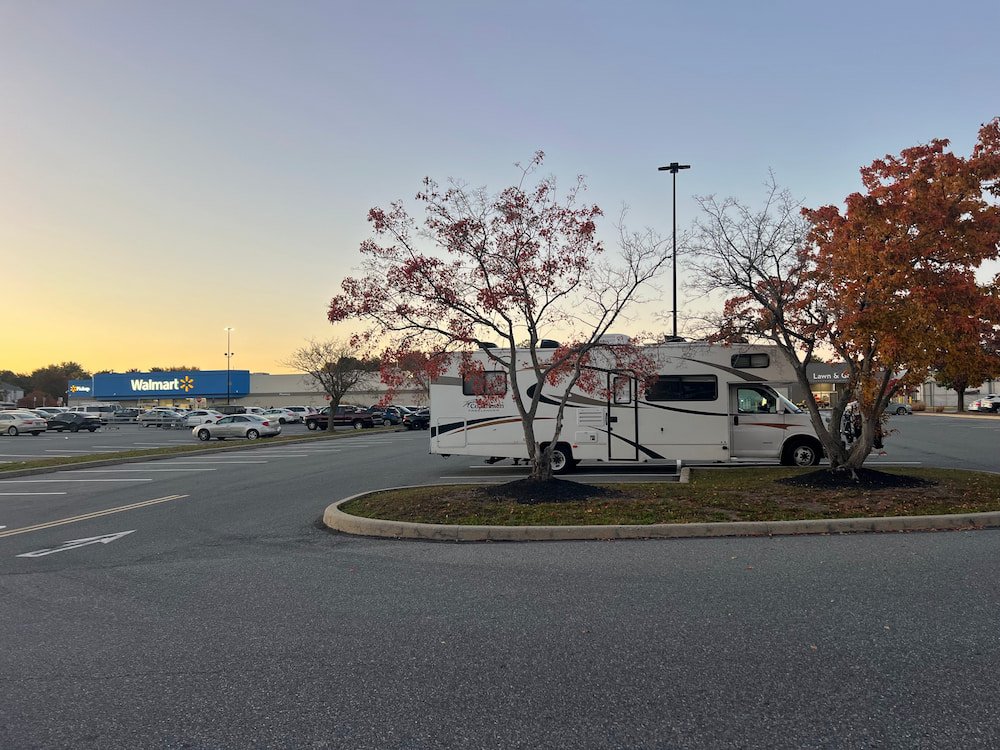 Parked at the Walmart