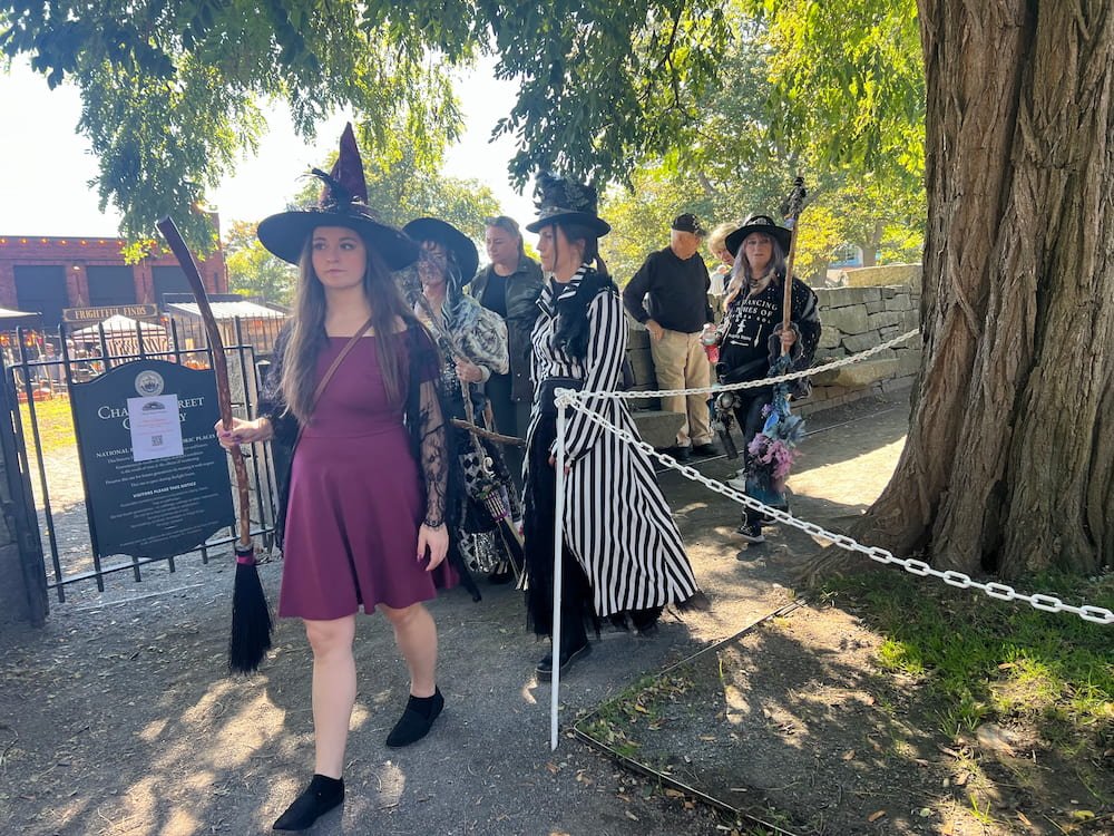 People already dressed up