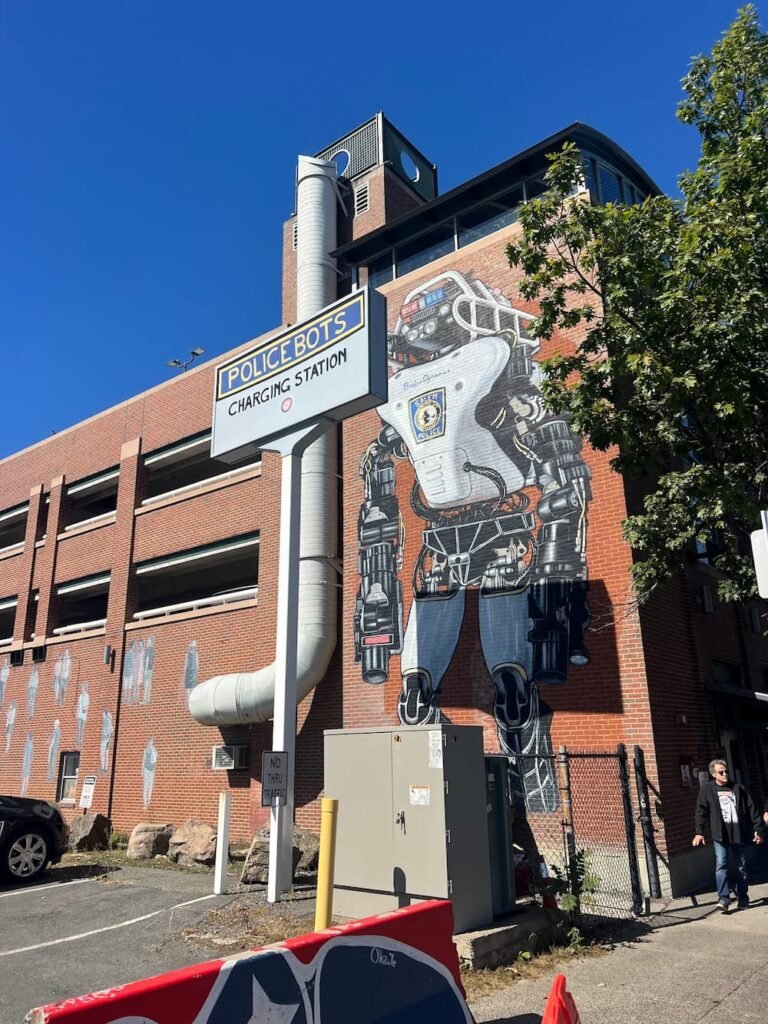 Policebots charging station