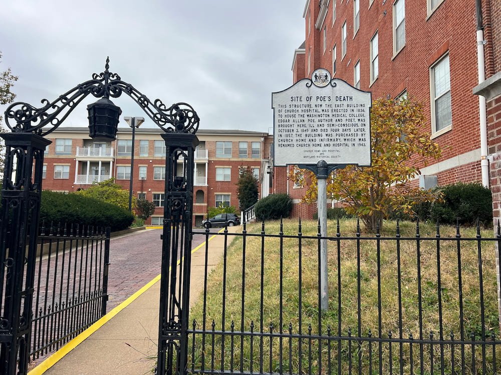 Site of Poe's death