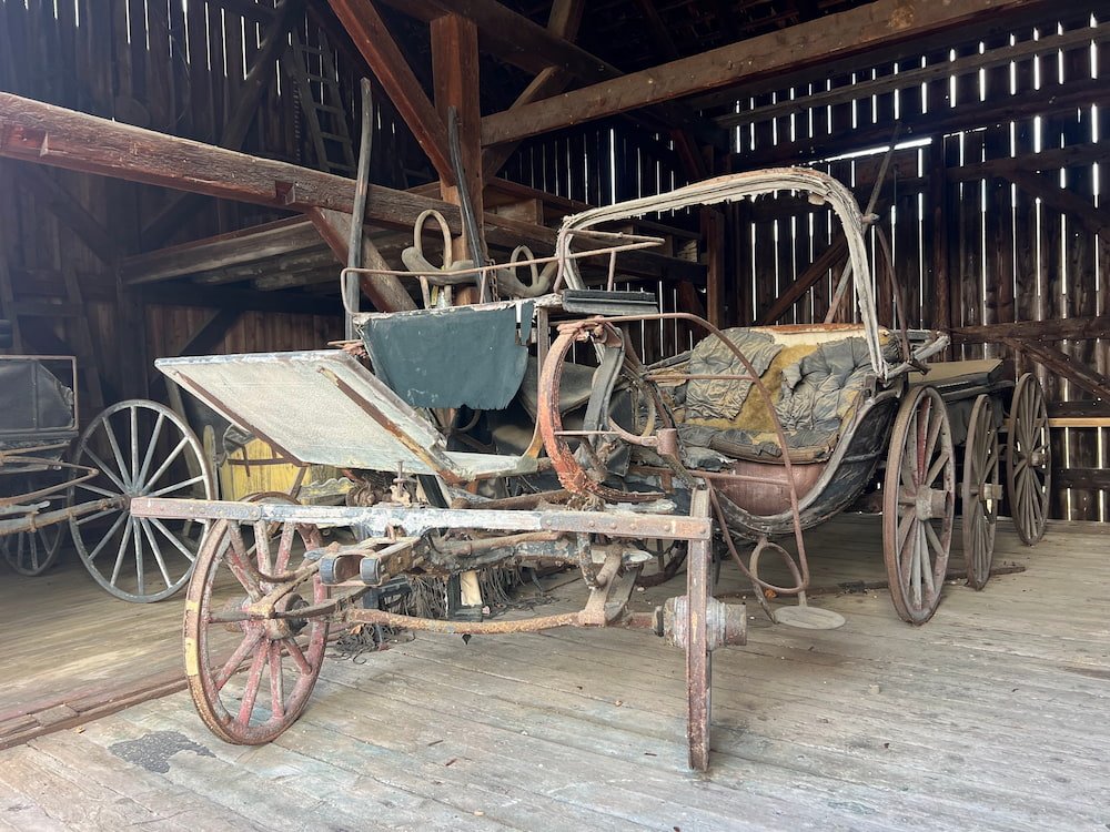 The carriage was a little odd