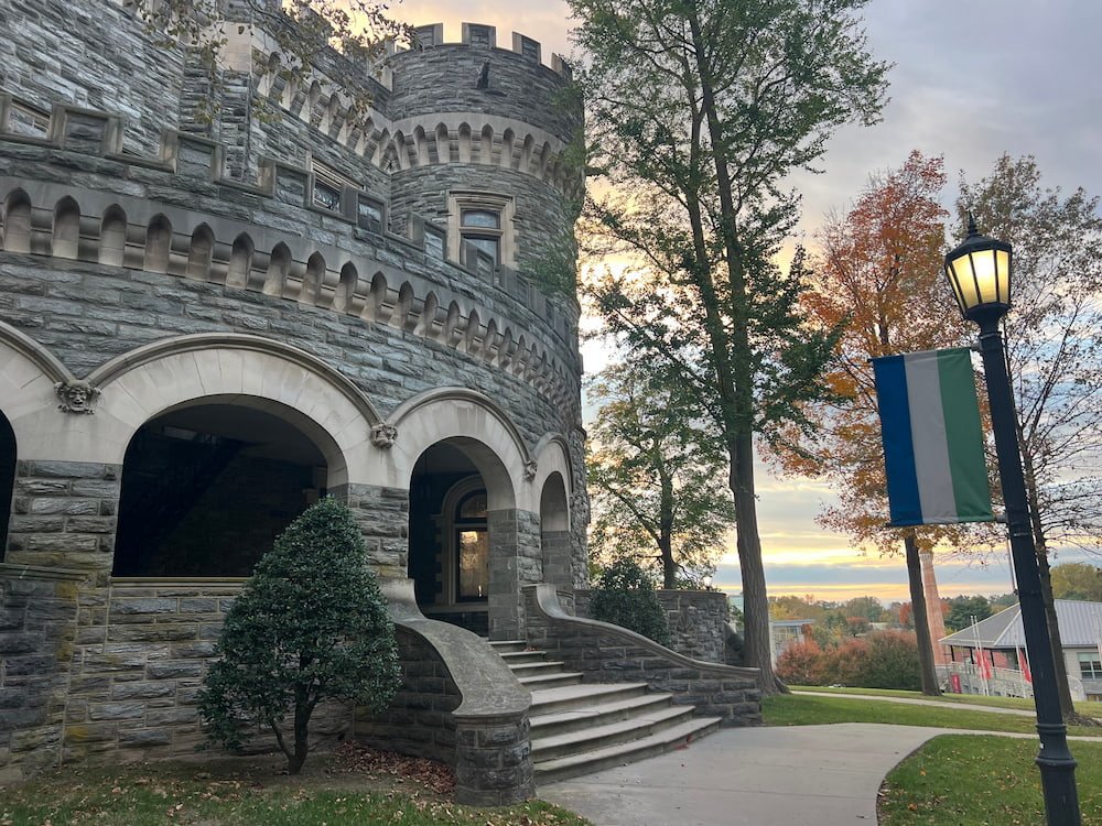 The castle also had a great view
