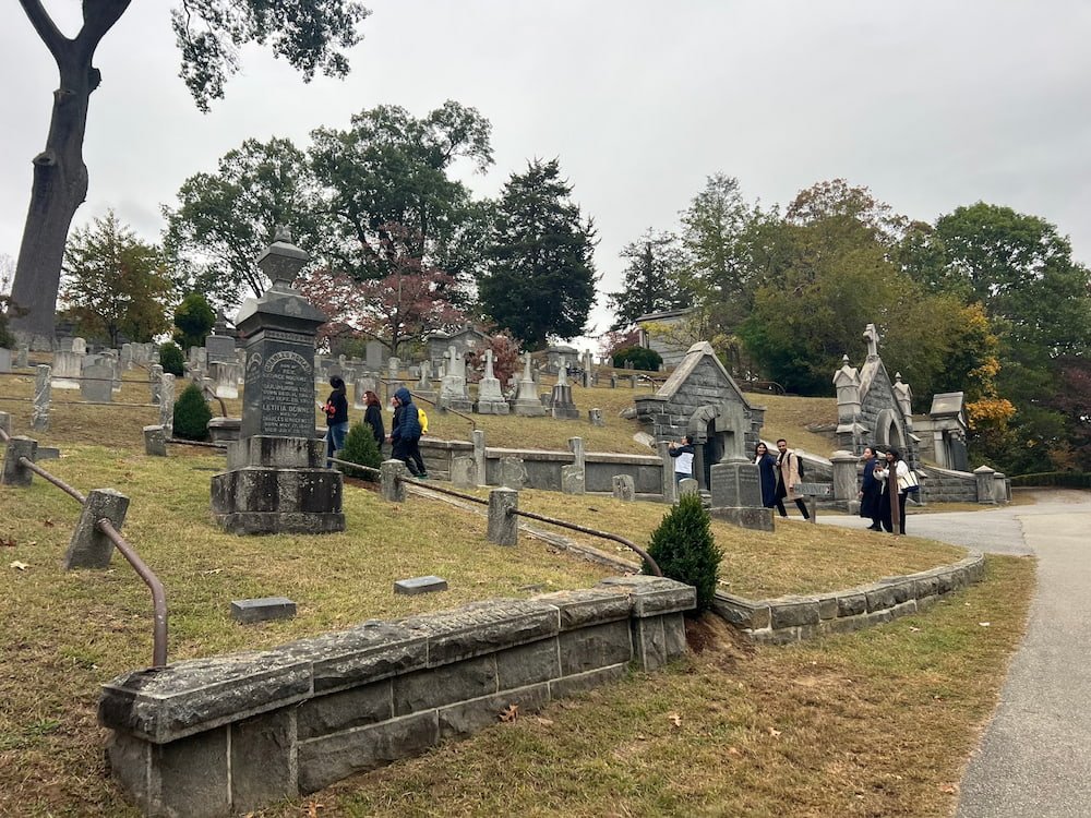 The cemetery