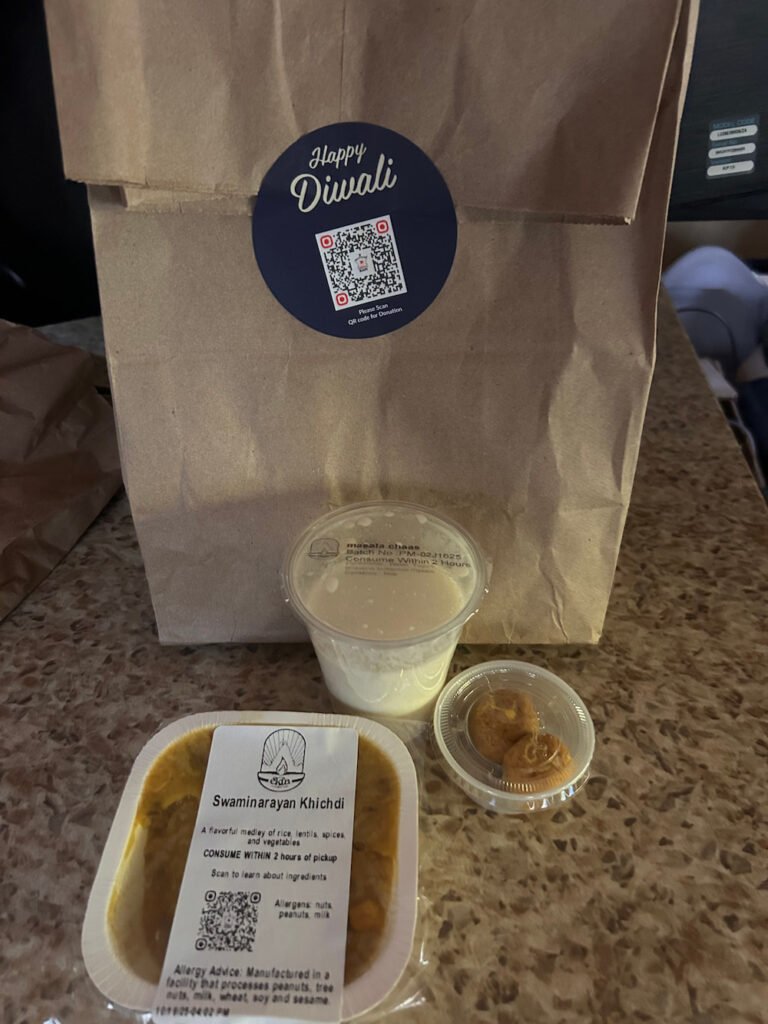 The food package which we each received