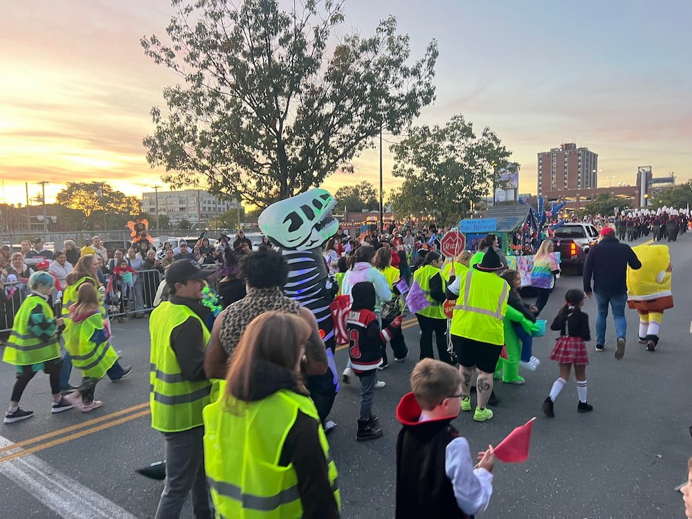 The parade was open to anyone