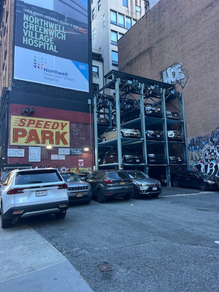 When you don't have room for parking you build this