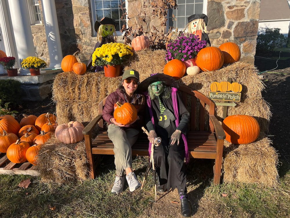 With the witch at the First Parish Church