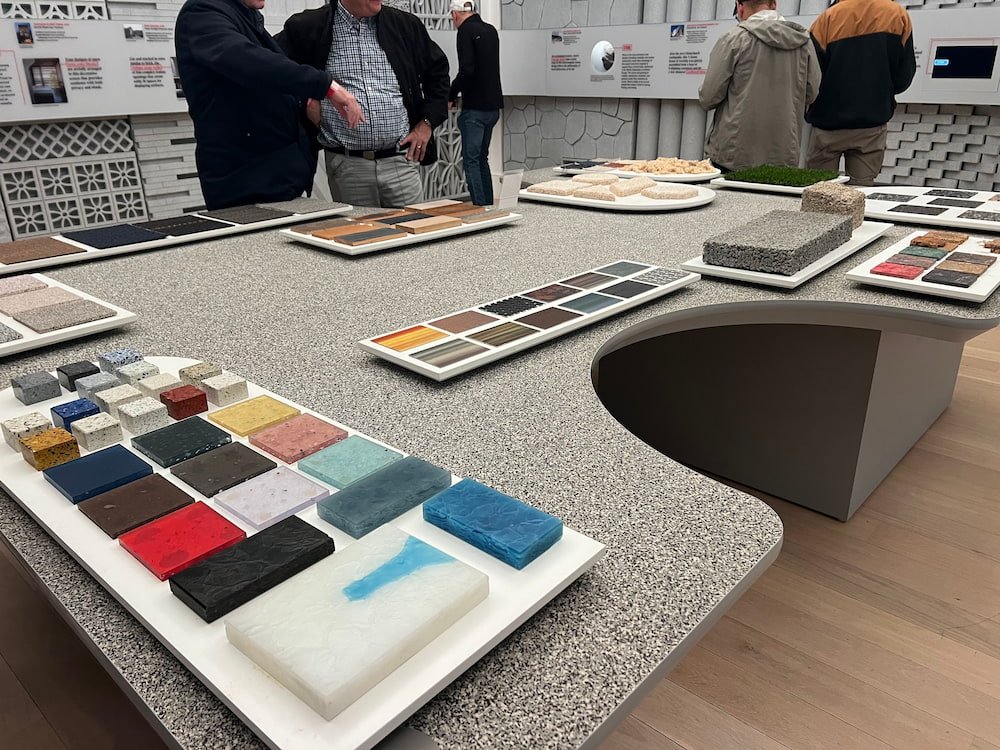 All the different materials