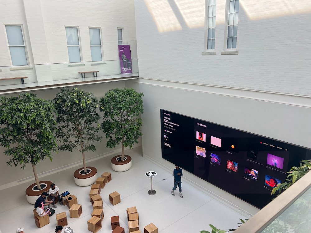Carnegie Library of DC upstairs Apple store