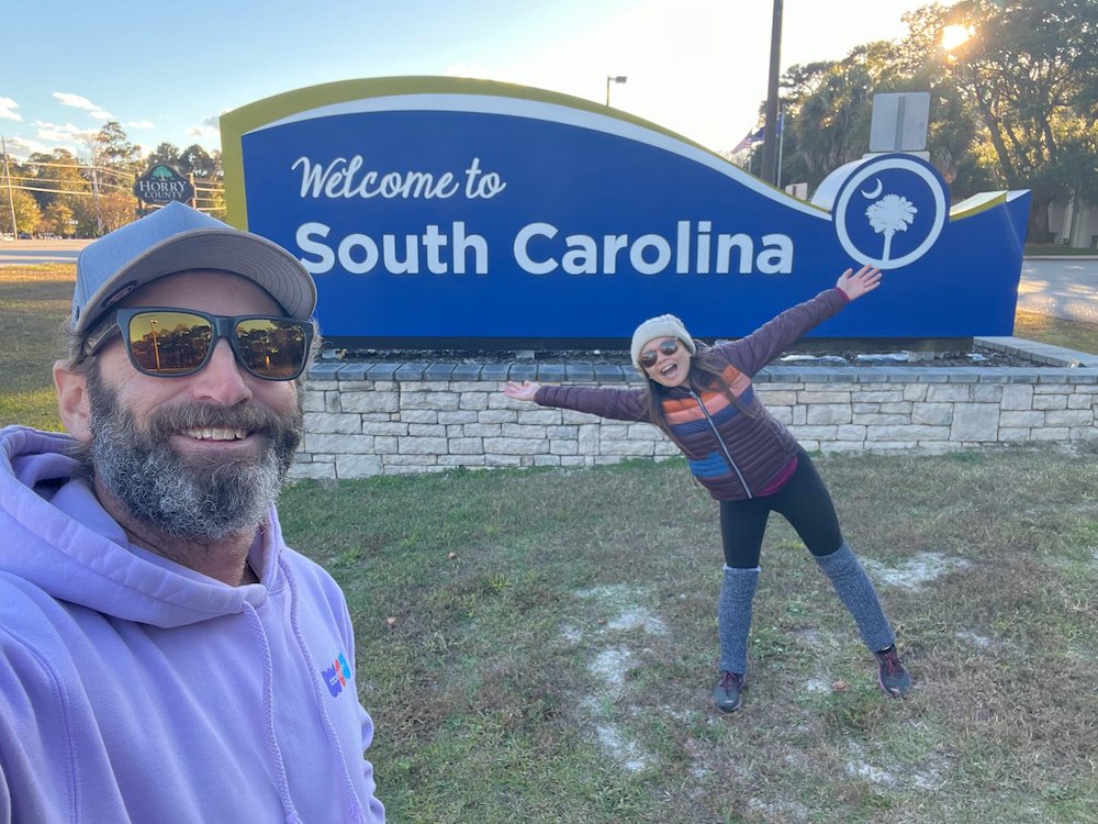 Crossing into our final state of South Carolina