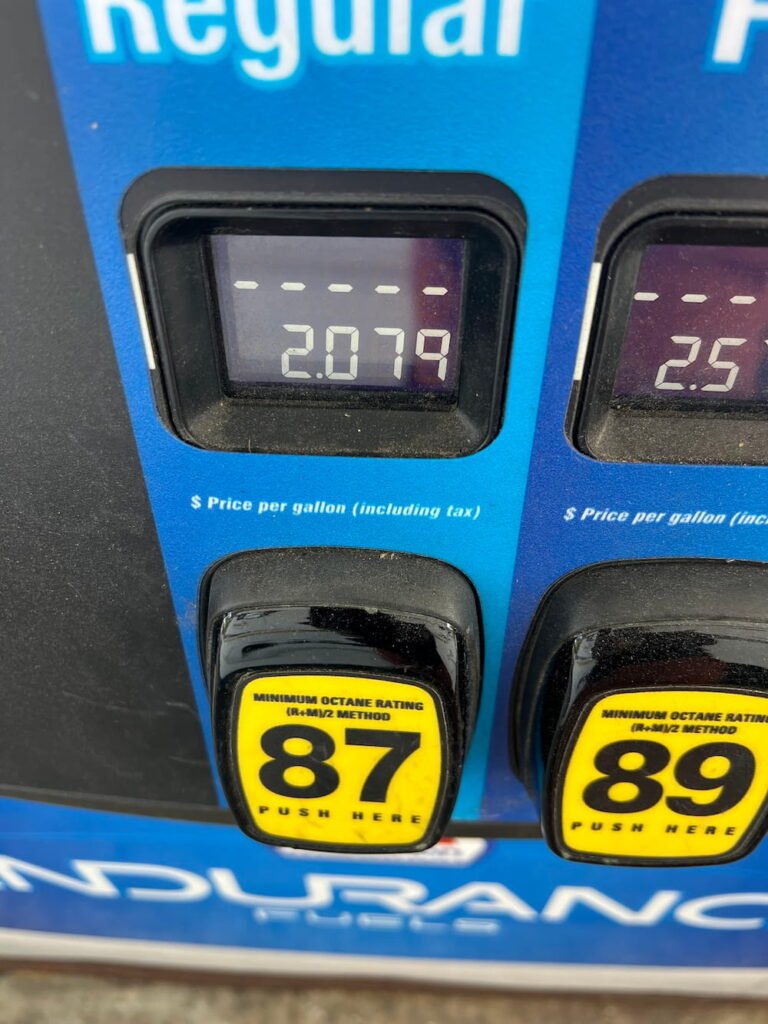 I think this is the cheapest gas we found