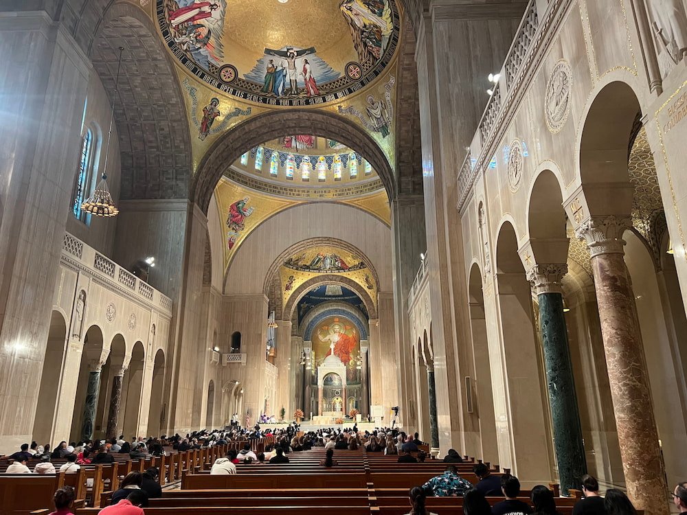 Inside the Basilica