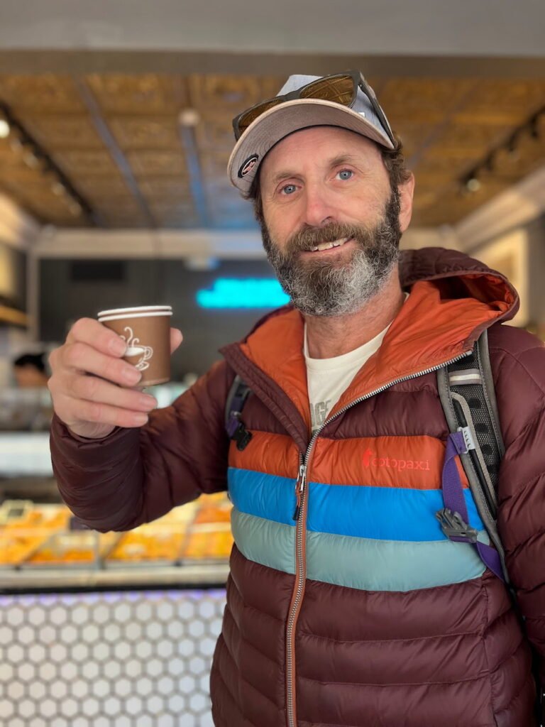 Michael with a Turkish coffee