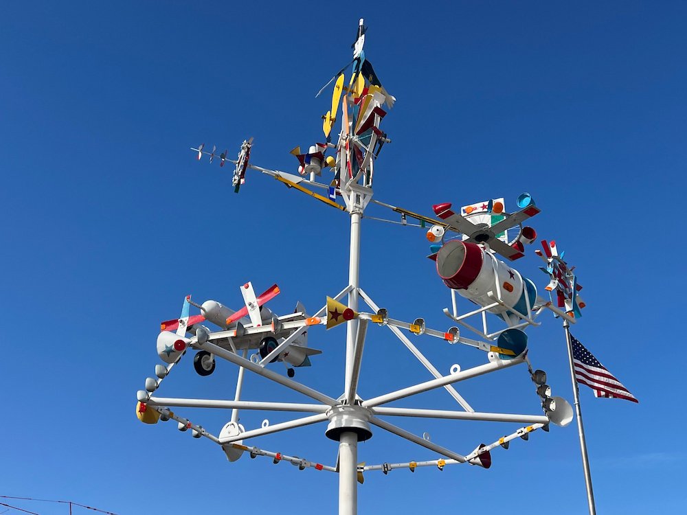 One of the whirligigs