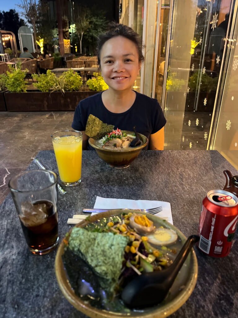 Ramen dinner at Matsuri Izakaya