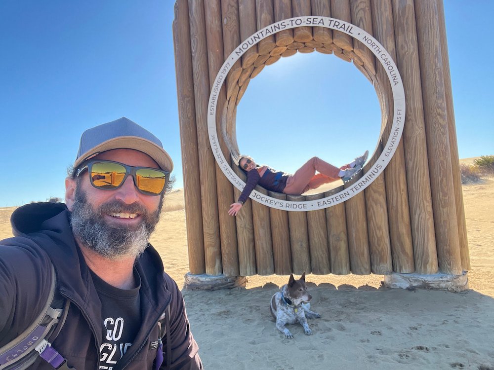 Selfie at Jockey's Ridge State Park
