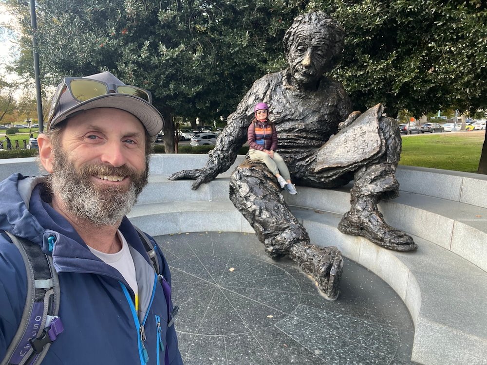 Selfie with Albert Einstein