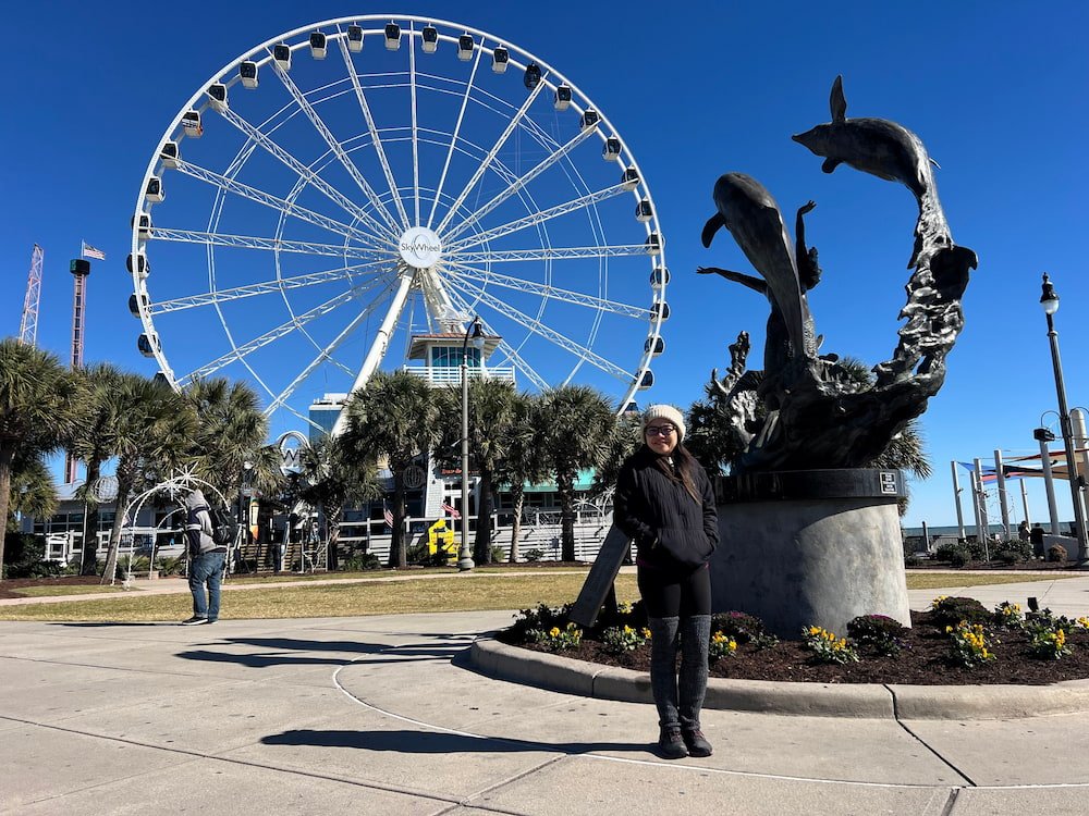 The Gay Dolphin and the SkyWheel in the background