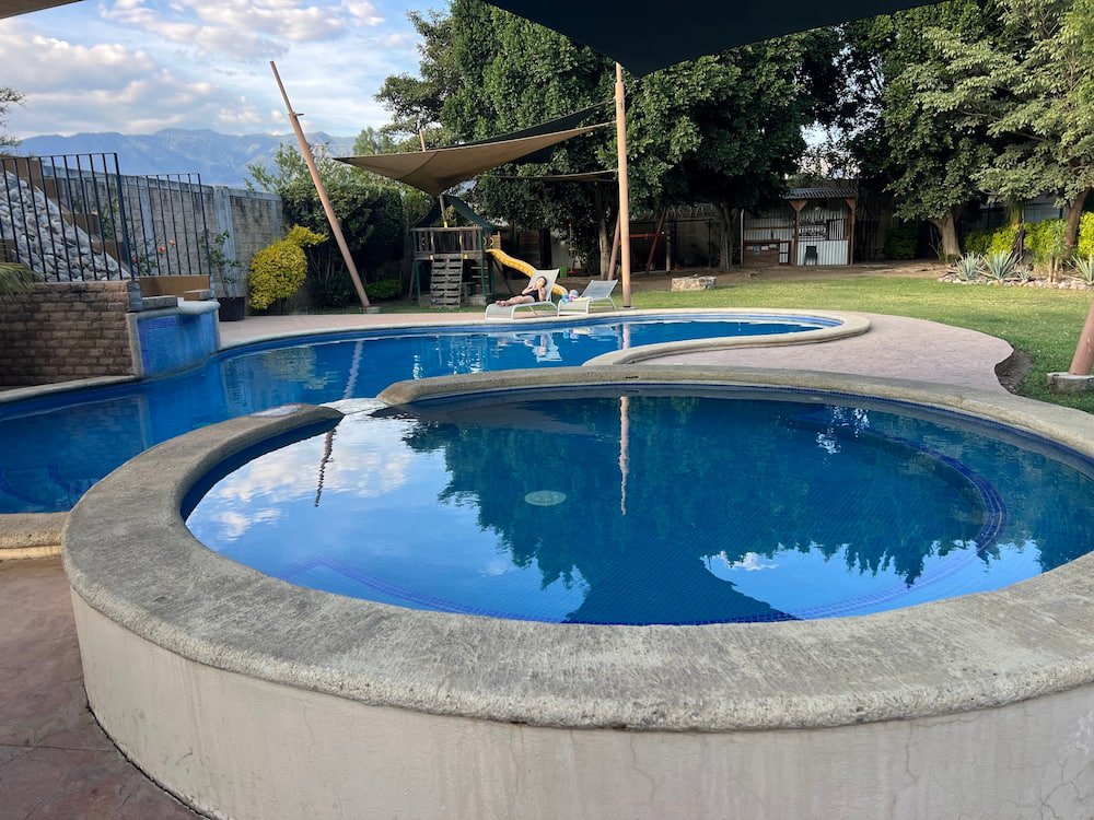 The pool at El Rancho