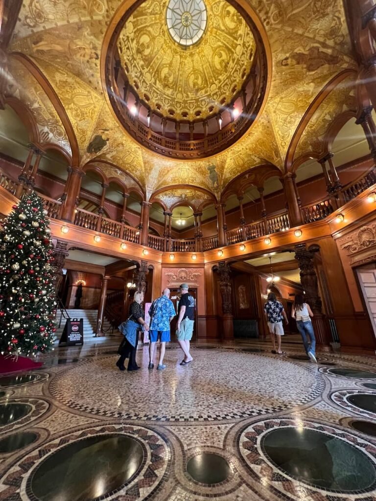 The stunning lobby area