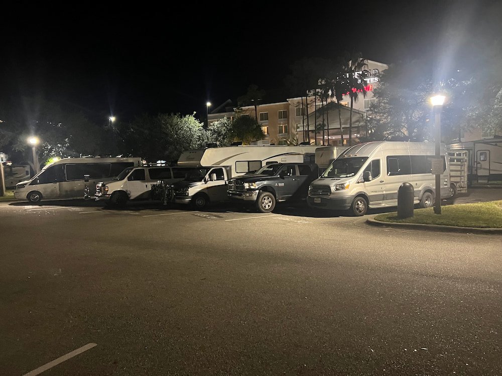 This Cracker Barrel was full of campers