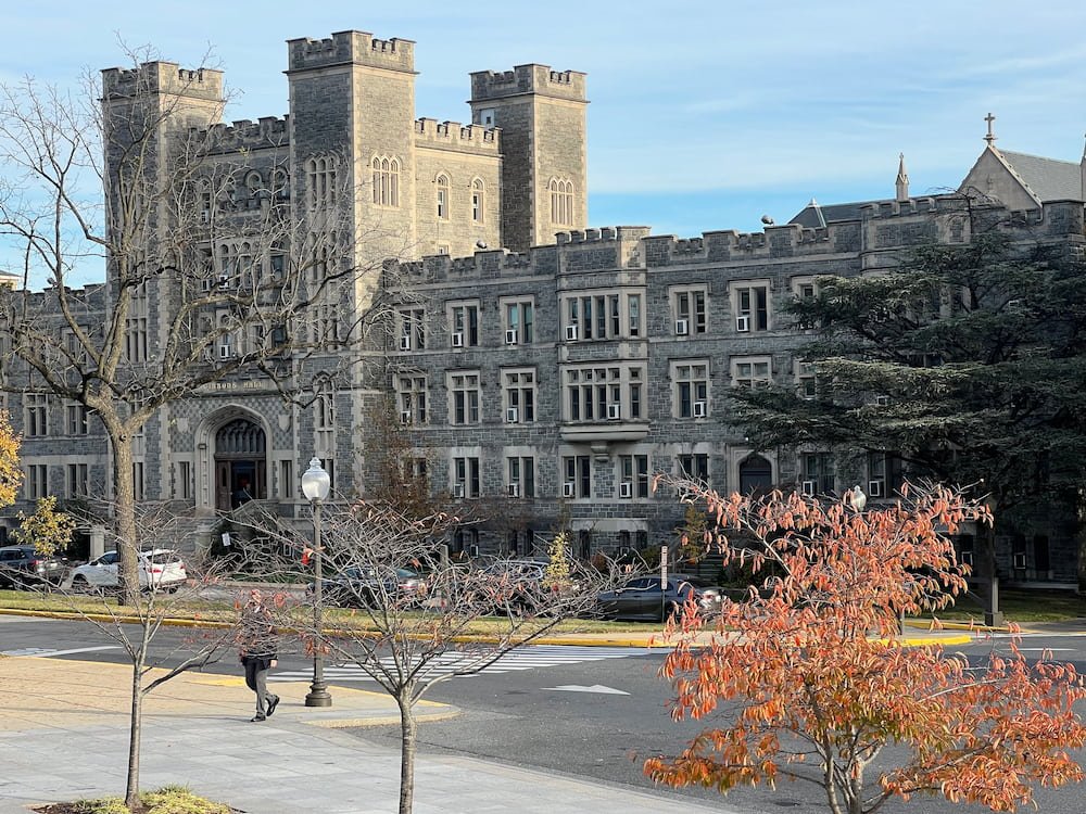 This was the university across the road