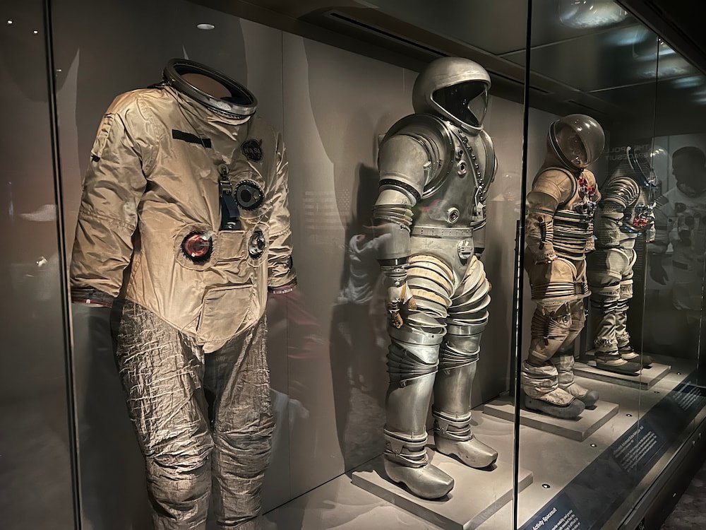 Various spacesuits