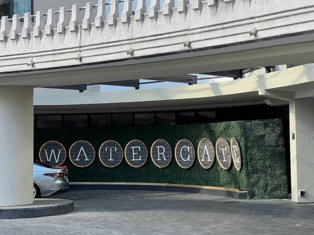 Watergate Hotel sign