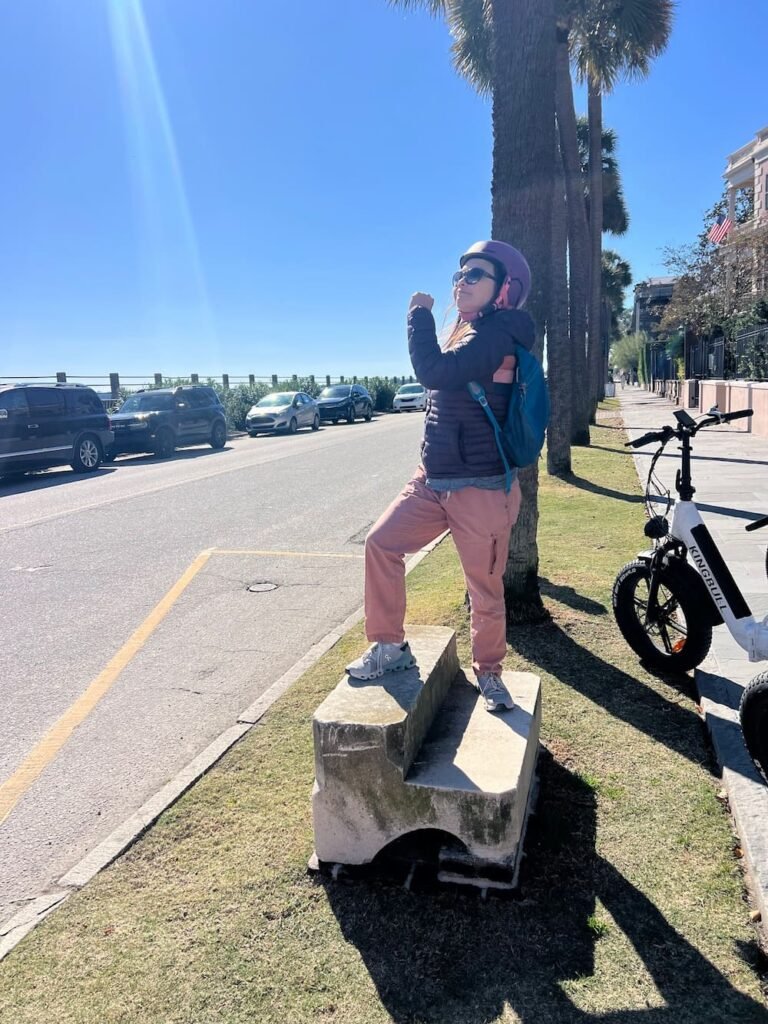 We think these stairs are for boarding a carriage maybe