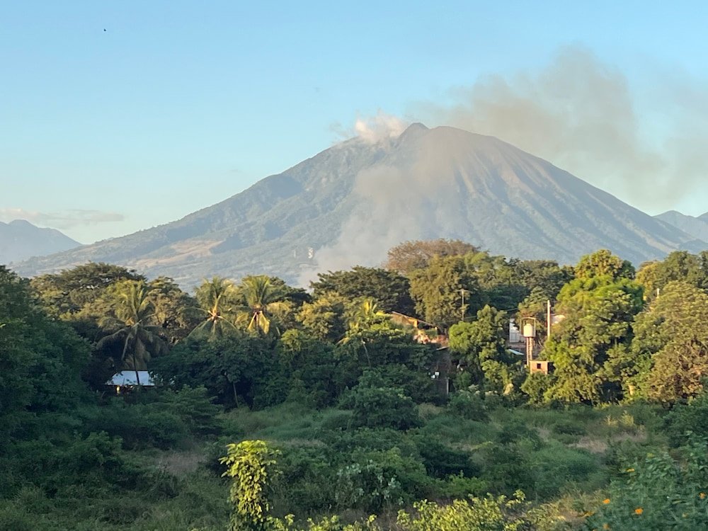 One of the many volcanoes